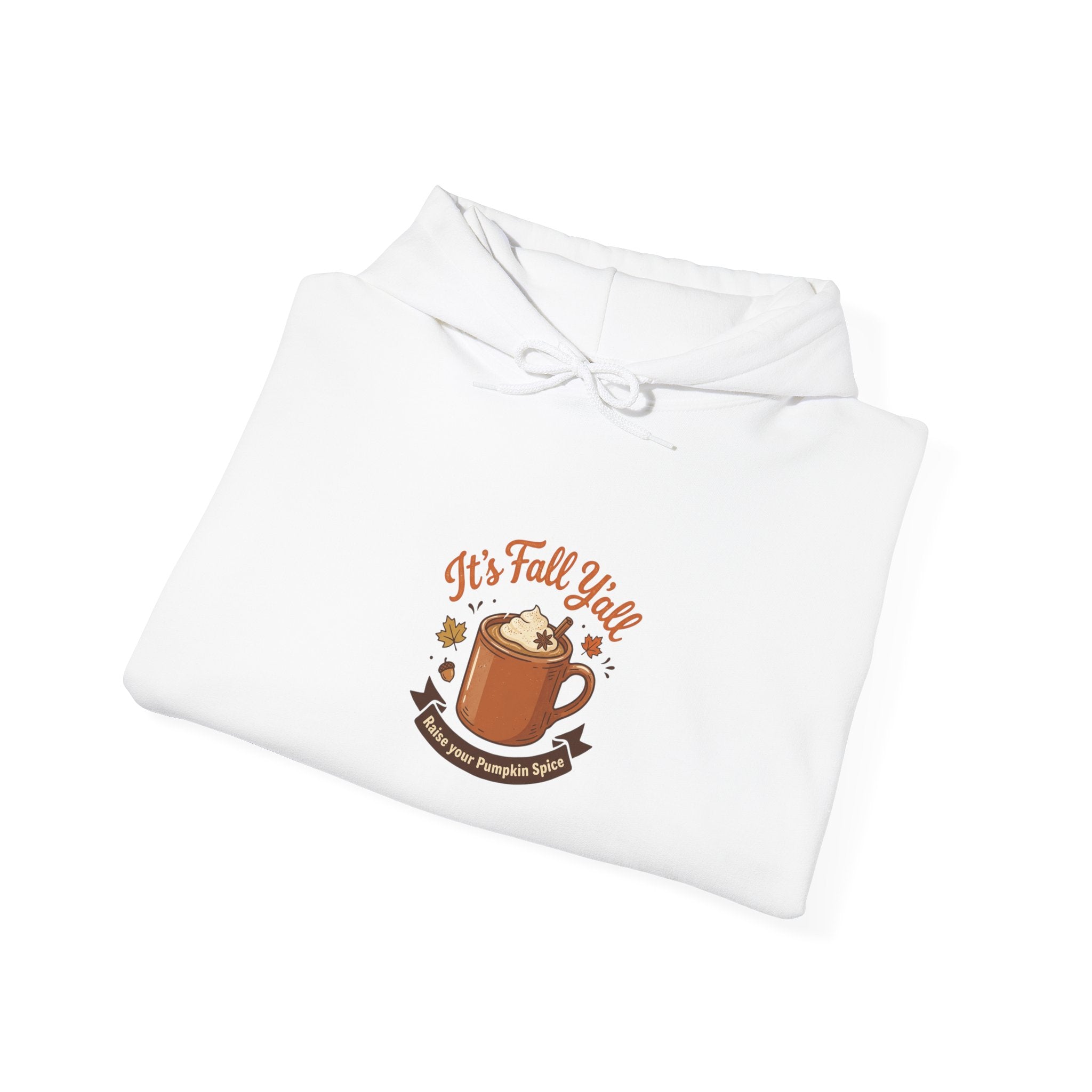 Fall Y'all Coffee Hoodie — Cozy Autumn Mug Graphic Sweatshirt