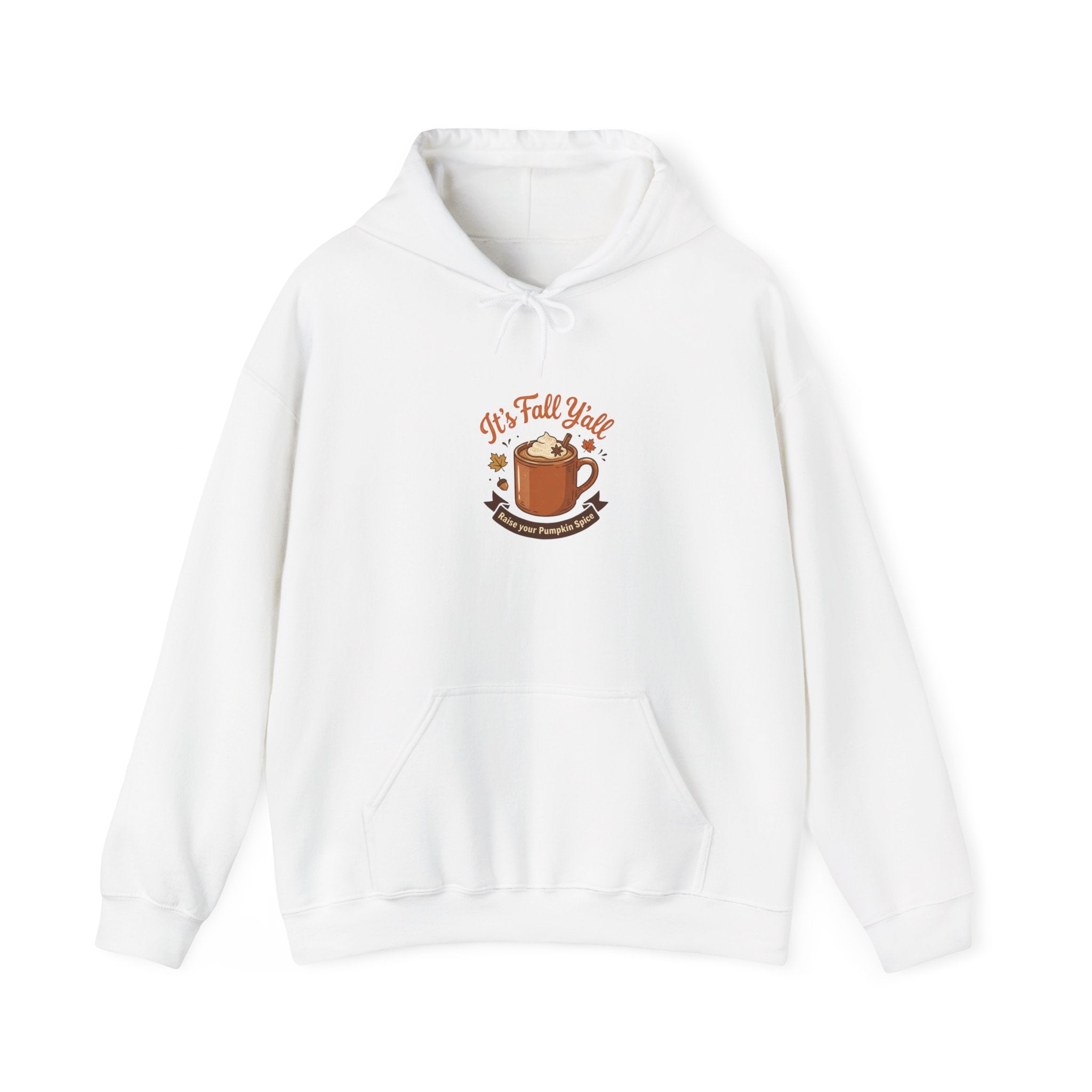 Fall Y'all Coffee Hoodie — Cozy Autumn Mug Graphic Sweatshirt